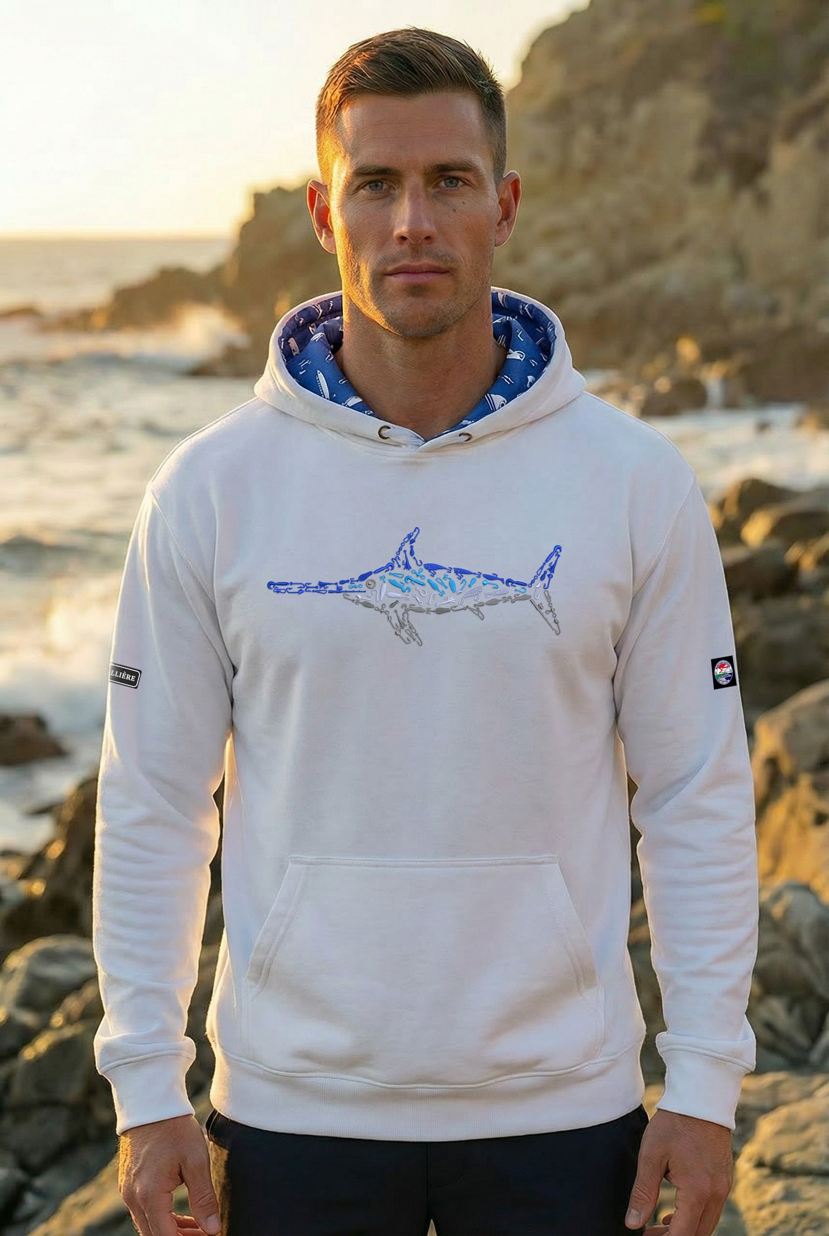 Montauk Edition Embroidered Swordfish Hoodie