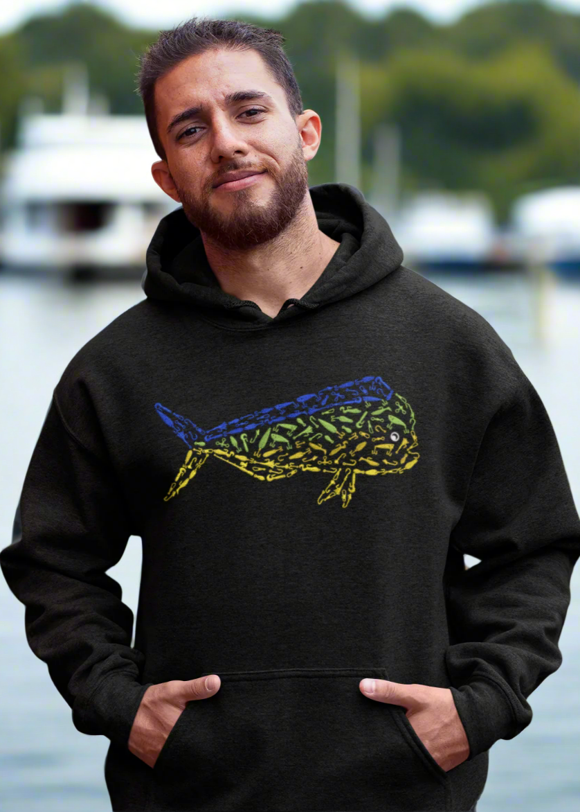 The Deckhand Mahi Mahi Hoodie — Graphic Print