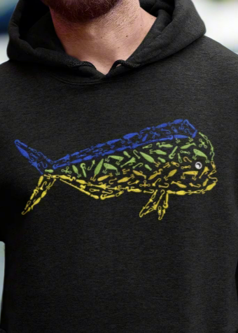 The Deckhand Mahi Mahi Hoodie — Graphic Print