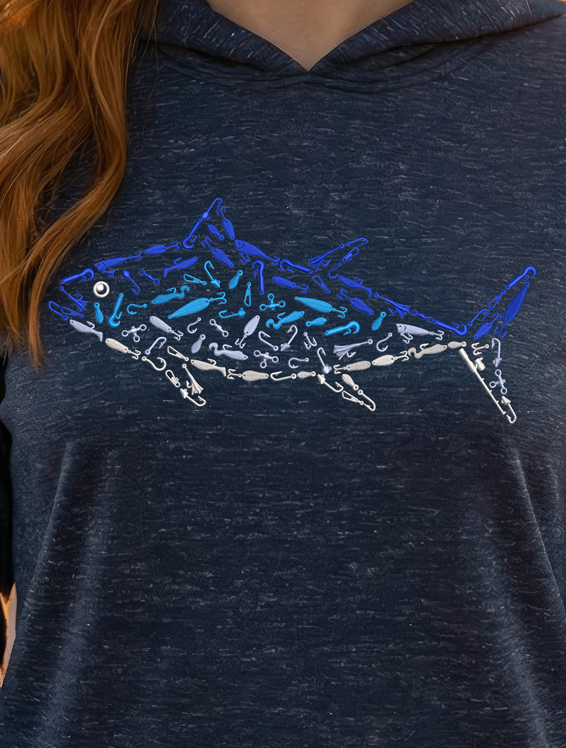 Ultra-Soft Tri-Blend Tuna Wicking Hoodie