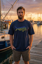 Oversized Mahi Mahi T-Shirt — Graphic Print