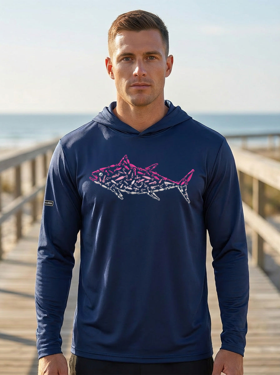 Pink Tuna Bahama Performance Hoodie