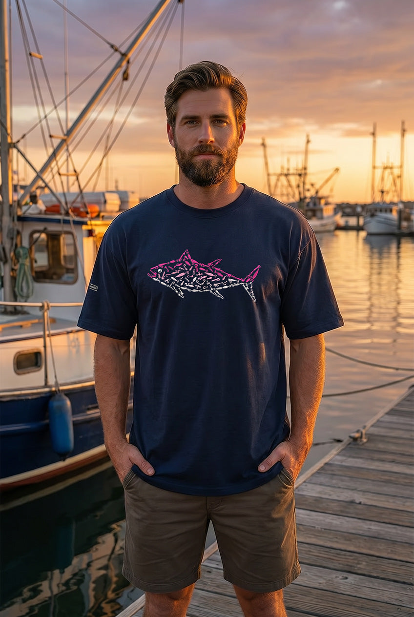 Oversized Pink Tuna T-Shirt