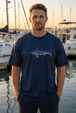 Oversized Swordfish T-Shirt — Graphic Print