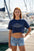Signature Crop Tee - Tautog