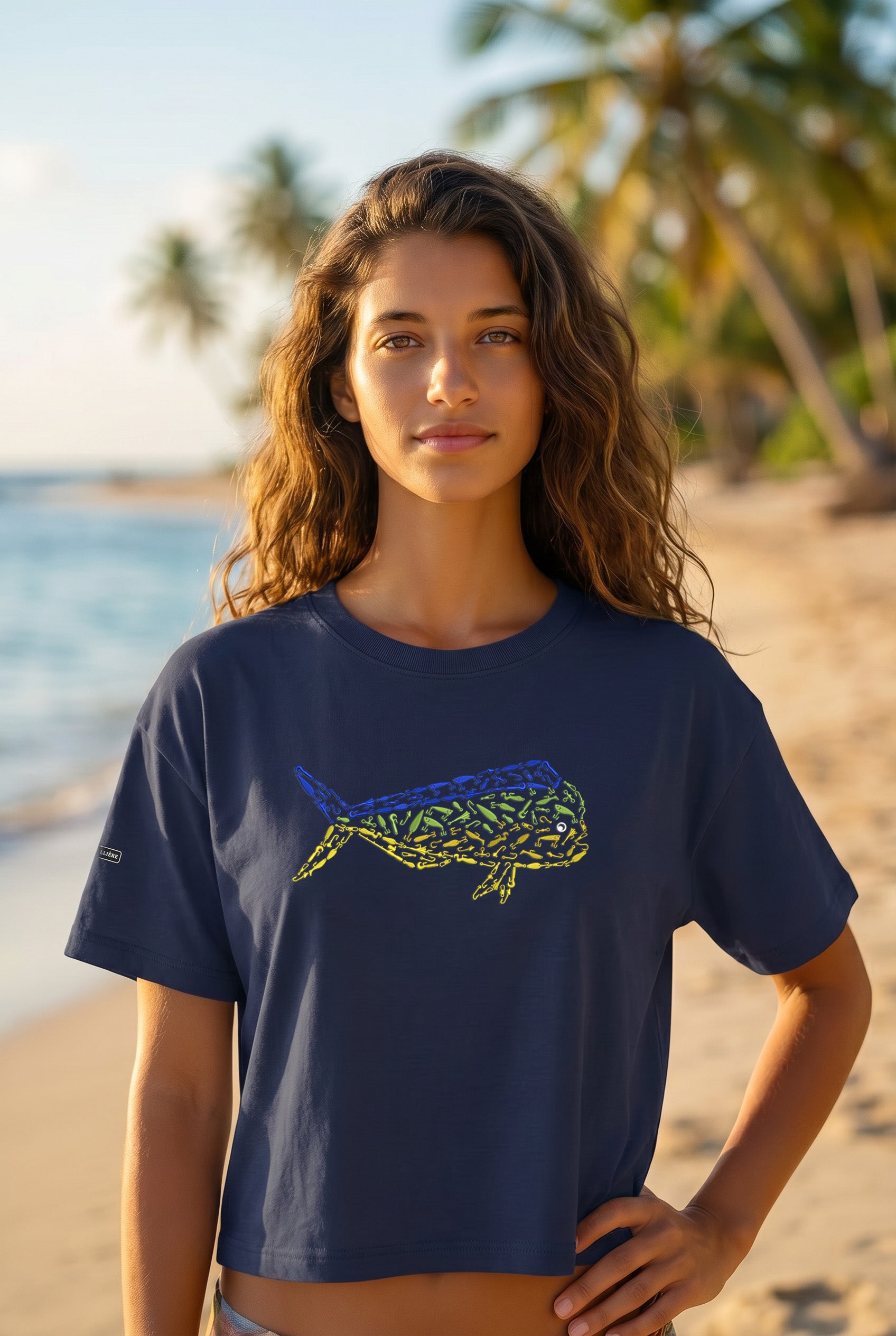 Signature Crop Tee - Mahi Mahi
