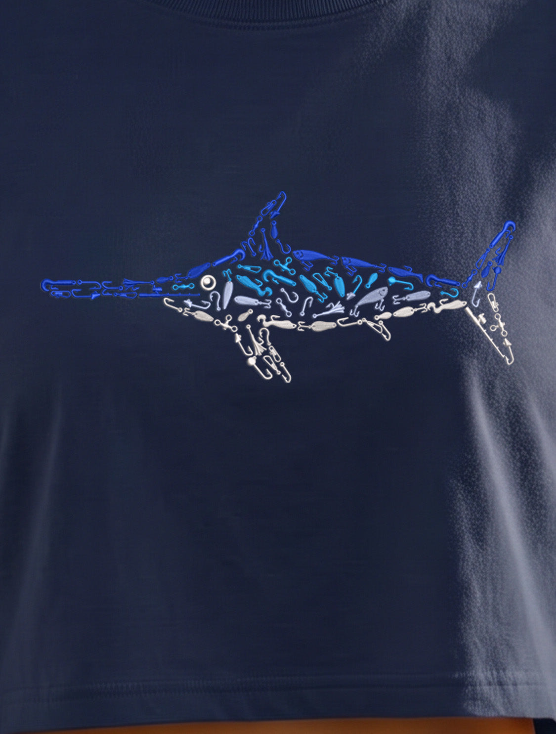 Signature Crop Tee - Swordfish