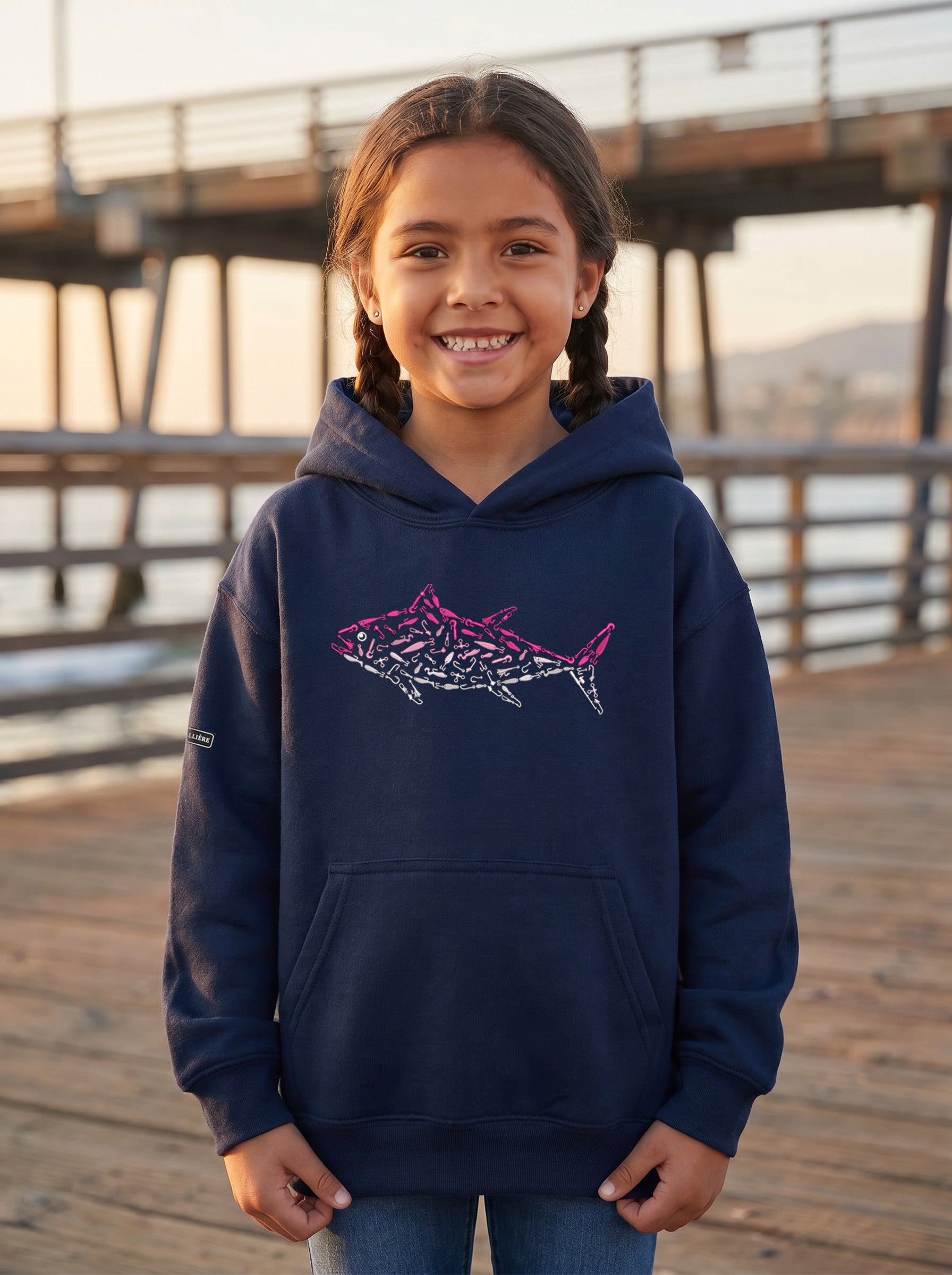 Pink Tuna Youth Hoodie