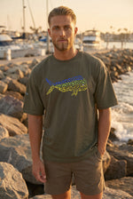 Oversized Mahi Mahi T-Shirt — Graphic Print