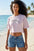 Signature Crop Tee - Dolphin