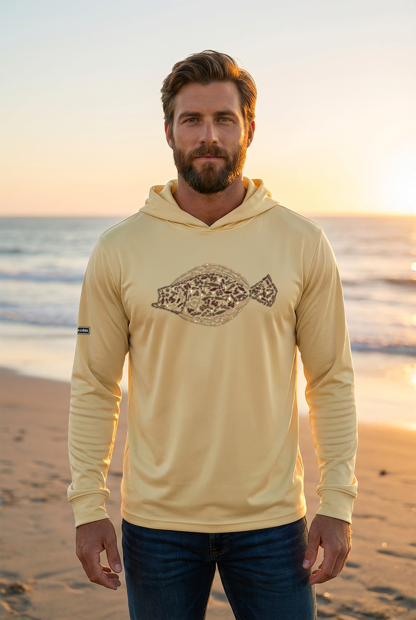 UPF 50 Performance Bahama Hoodie - Fluke
