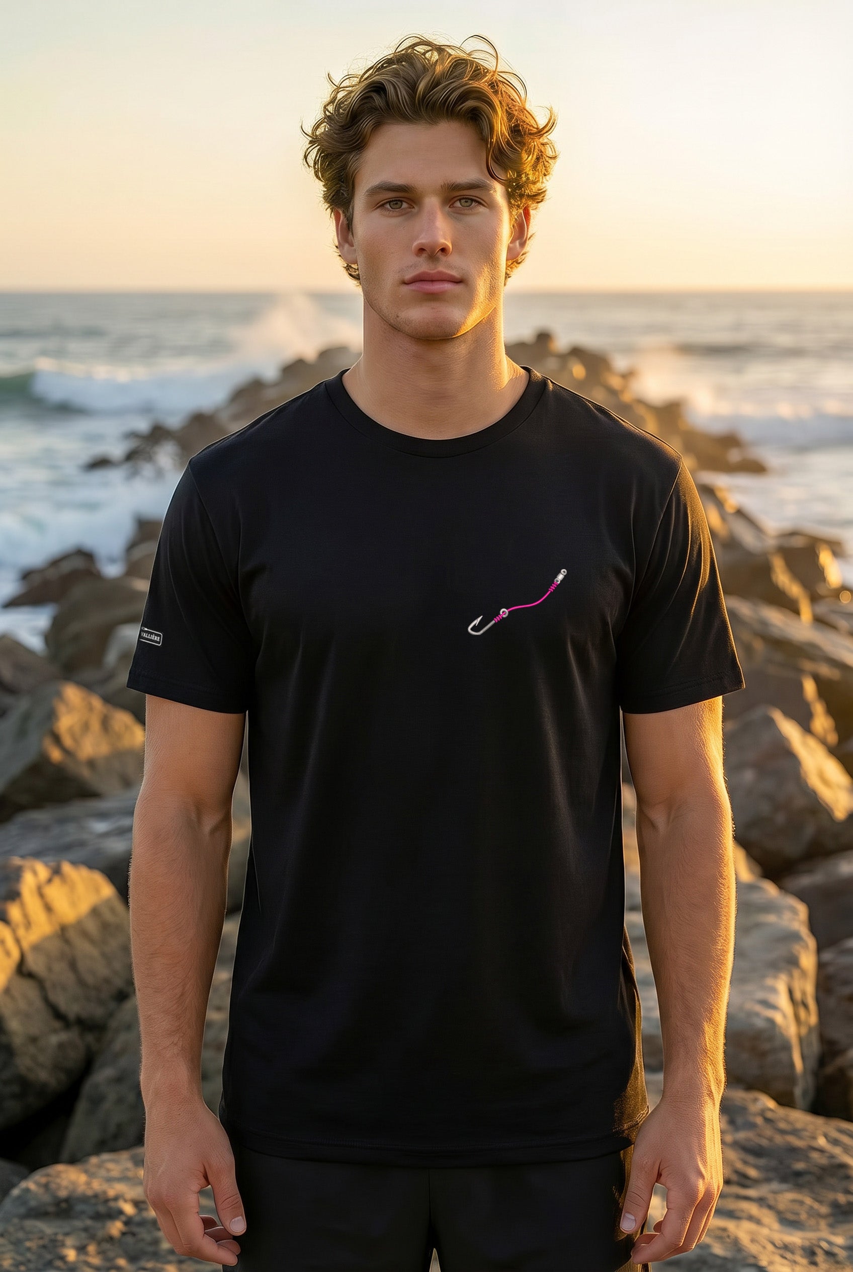 Premium Signature Tee - Hook & Line - Embroidered