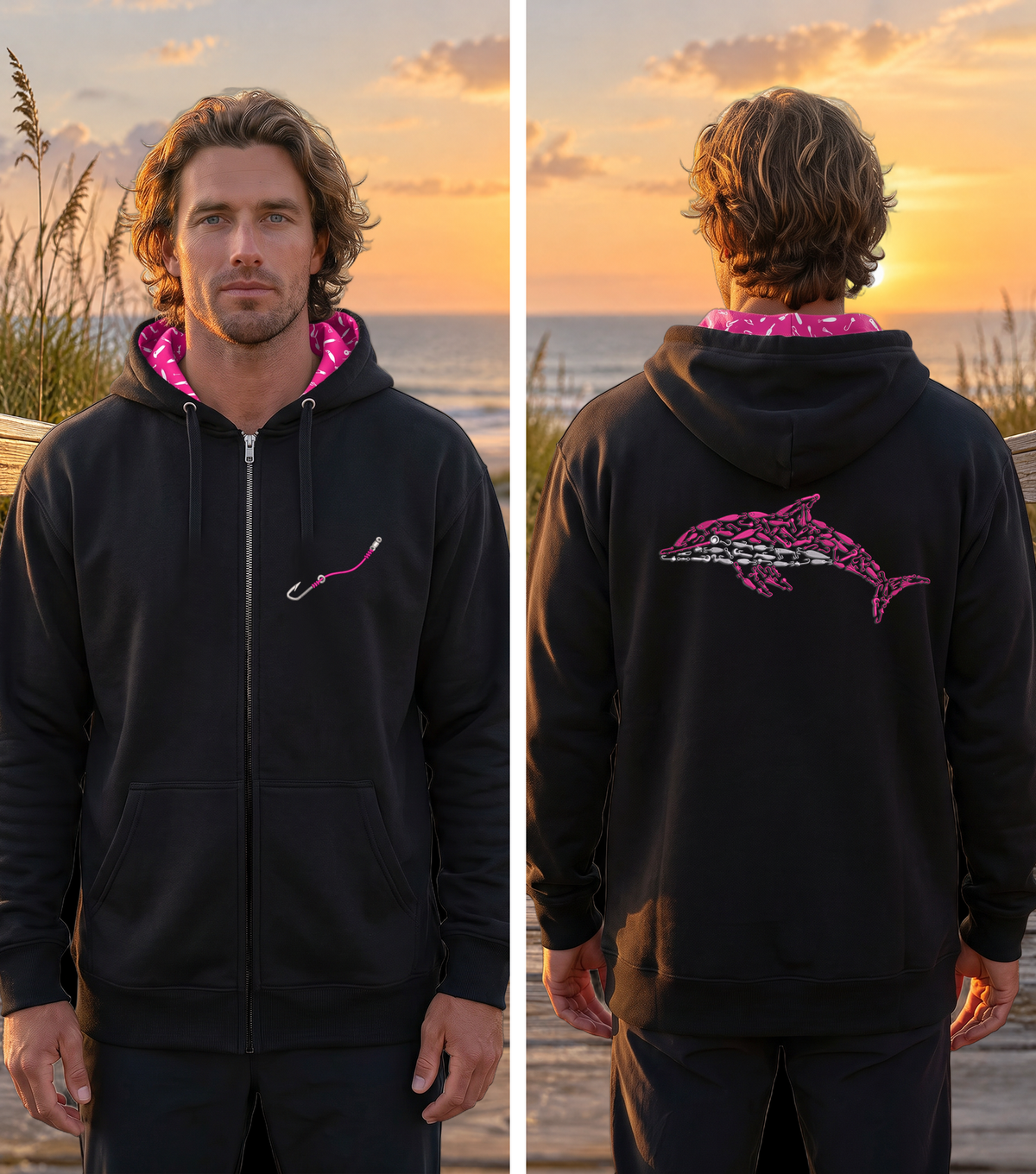 Montauk Edition Embroidered Full Zip Hoodie