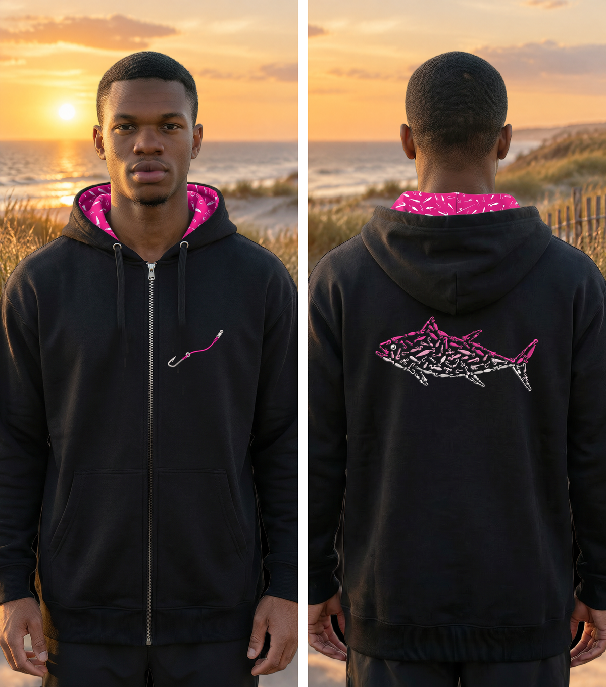 Montauk Edition Embroidered Full Zip Hoodie