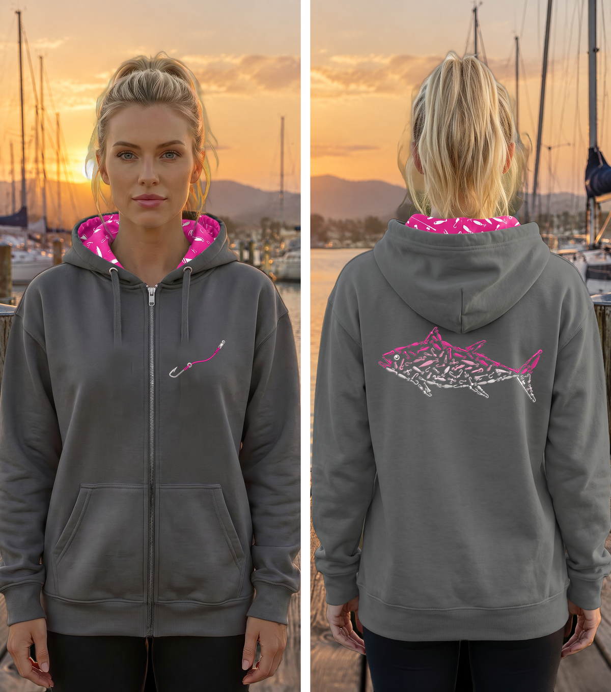 Montauk Edition Embroidered Full Zip Hoodie