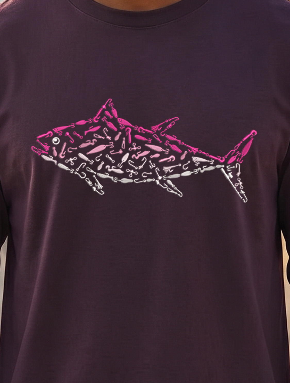 Premium Signature Long Sleeve Tee - Pink Tuna