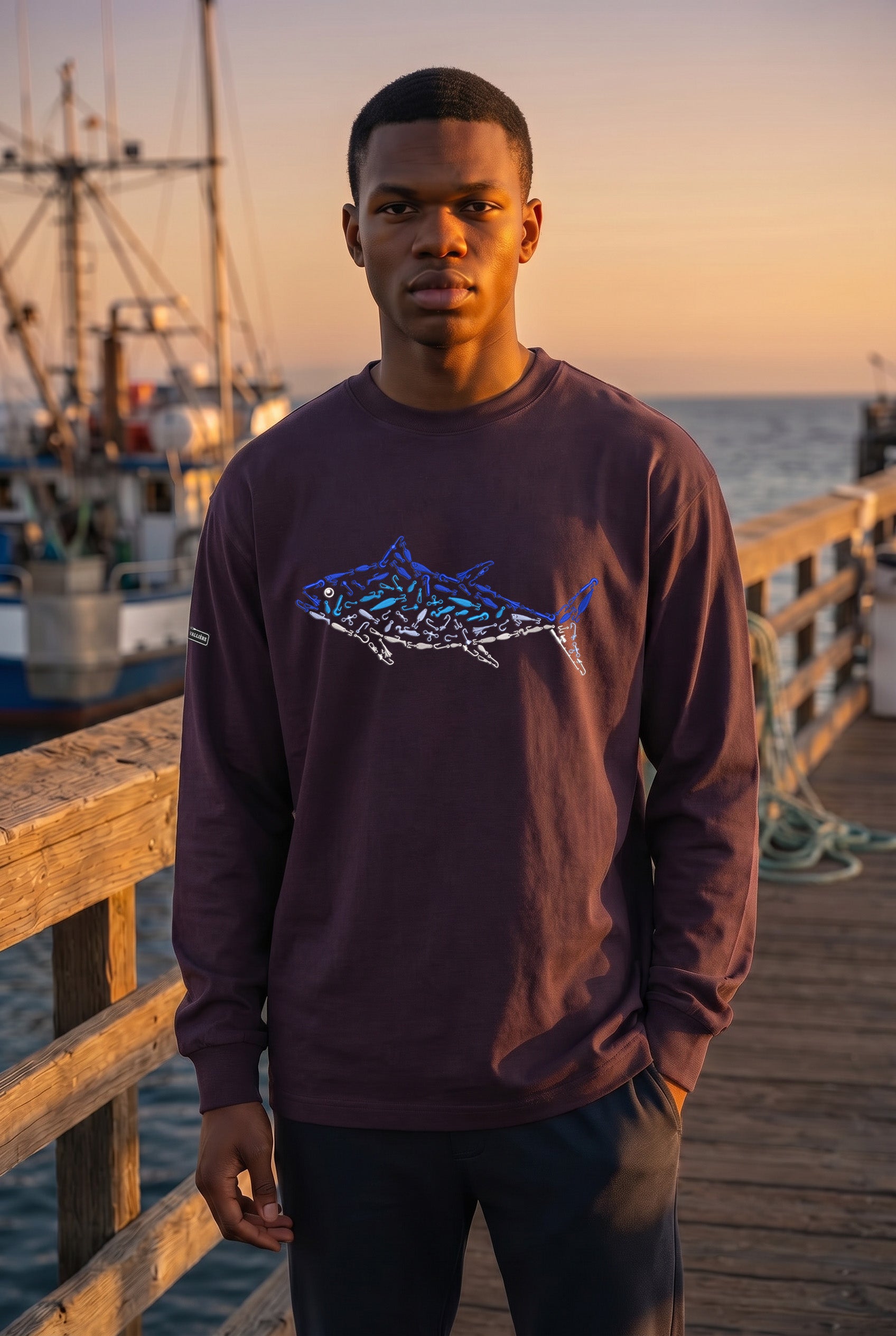 Premium Signature Long Sleeve Tee - Tuna