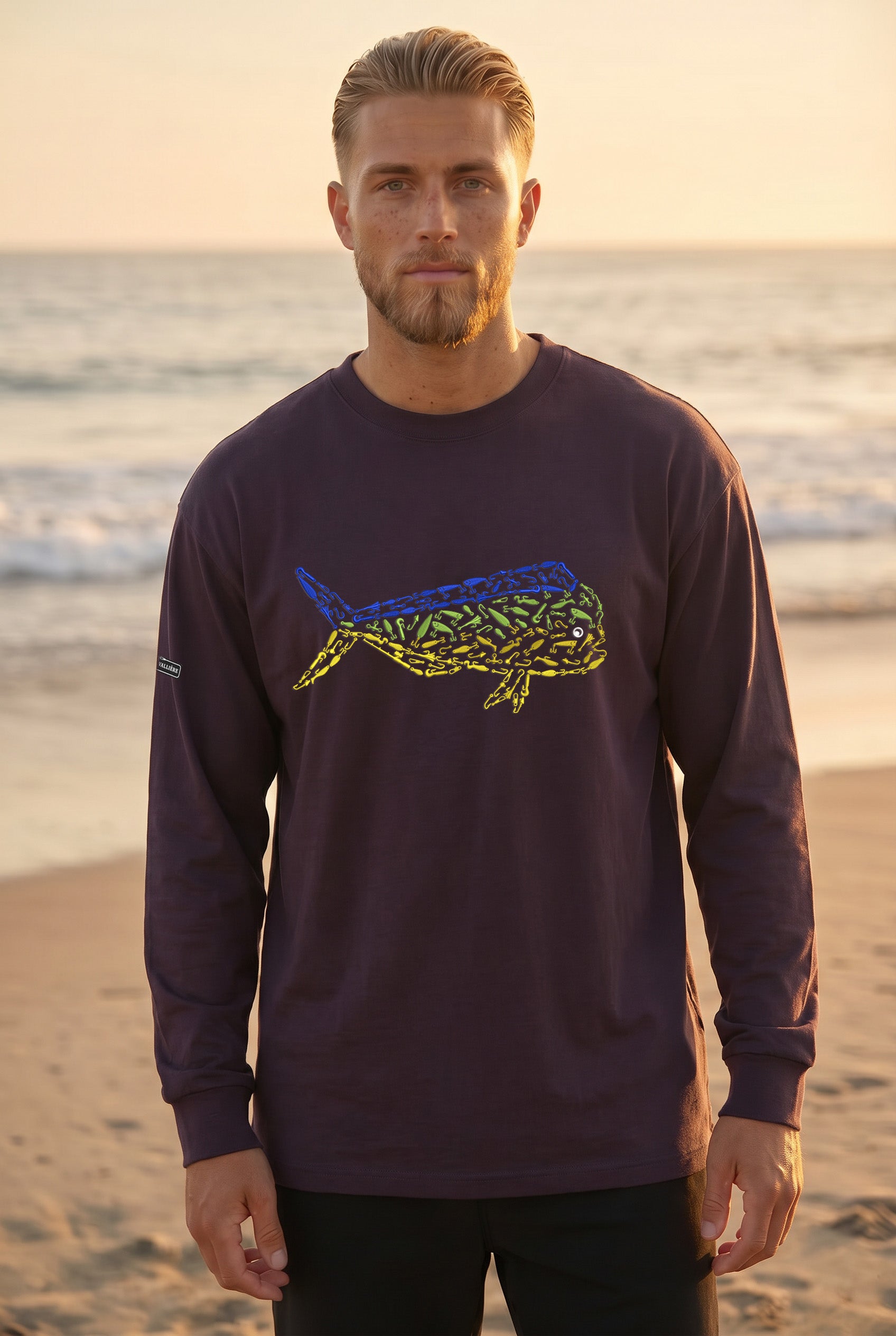 Premium Signature Long Sleeve Tee - Mahi Mahi