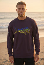 Premium Signature Long Sleeve Tee - Mahi Mahi — Graphic Print