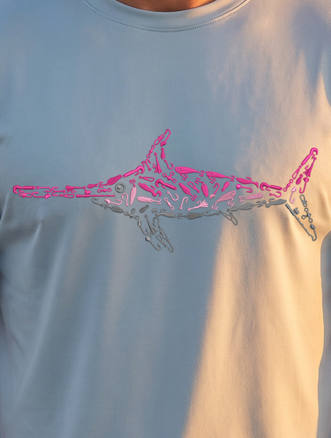 Premium Signature Tee - Pink Swordfish
