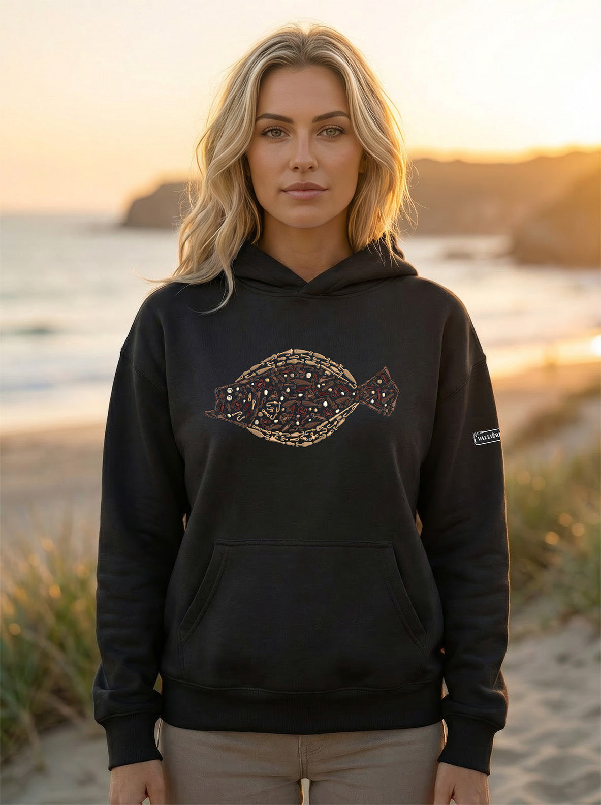 Premium Embroidered Fluke Relaxed Hoodie