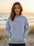 PREMIUM EMBROIDERED PINK TUNA RELAXED HOODIE