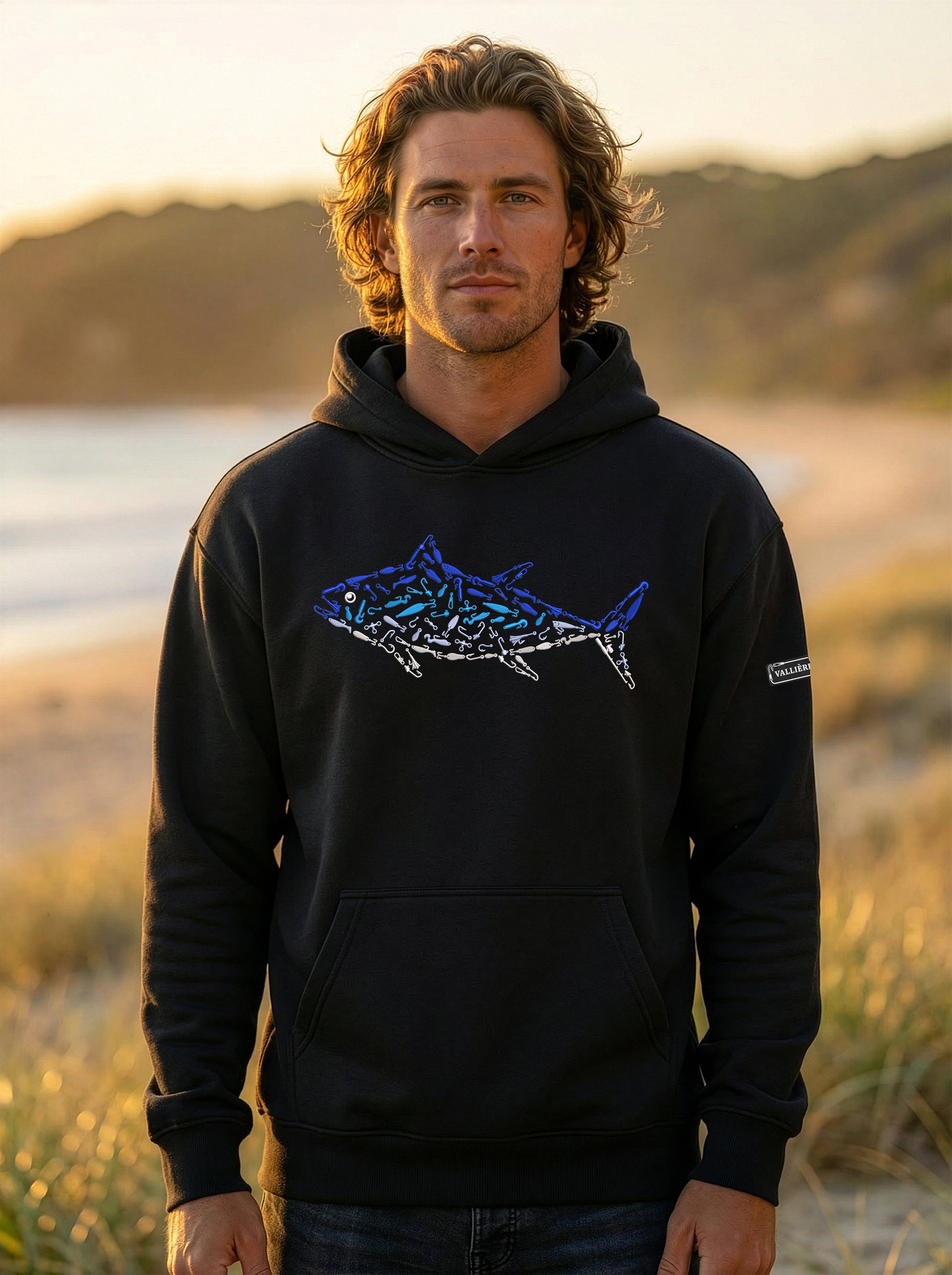 PREMIUM EMBROIDERED TUNA RELAXED HOODIE