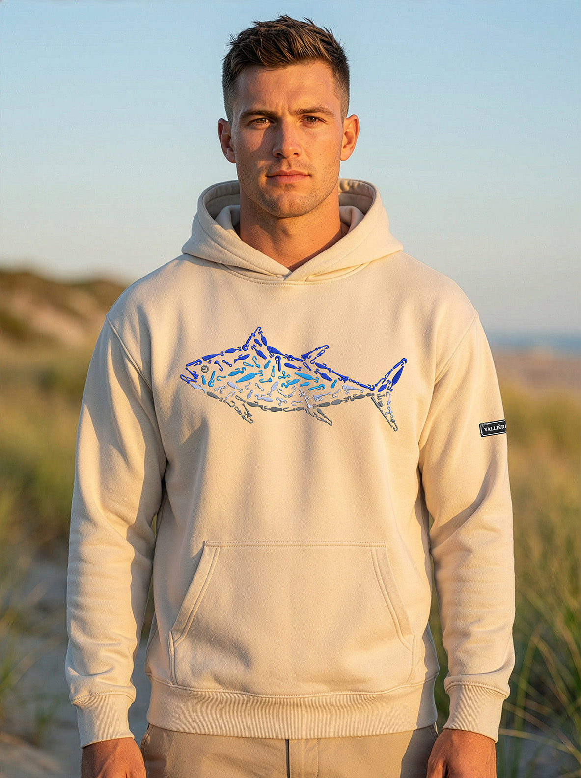 PREMIUM EMBROIDERED TUNA RELAXED HOODIE