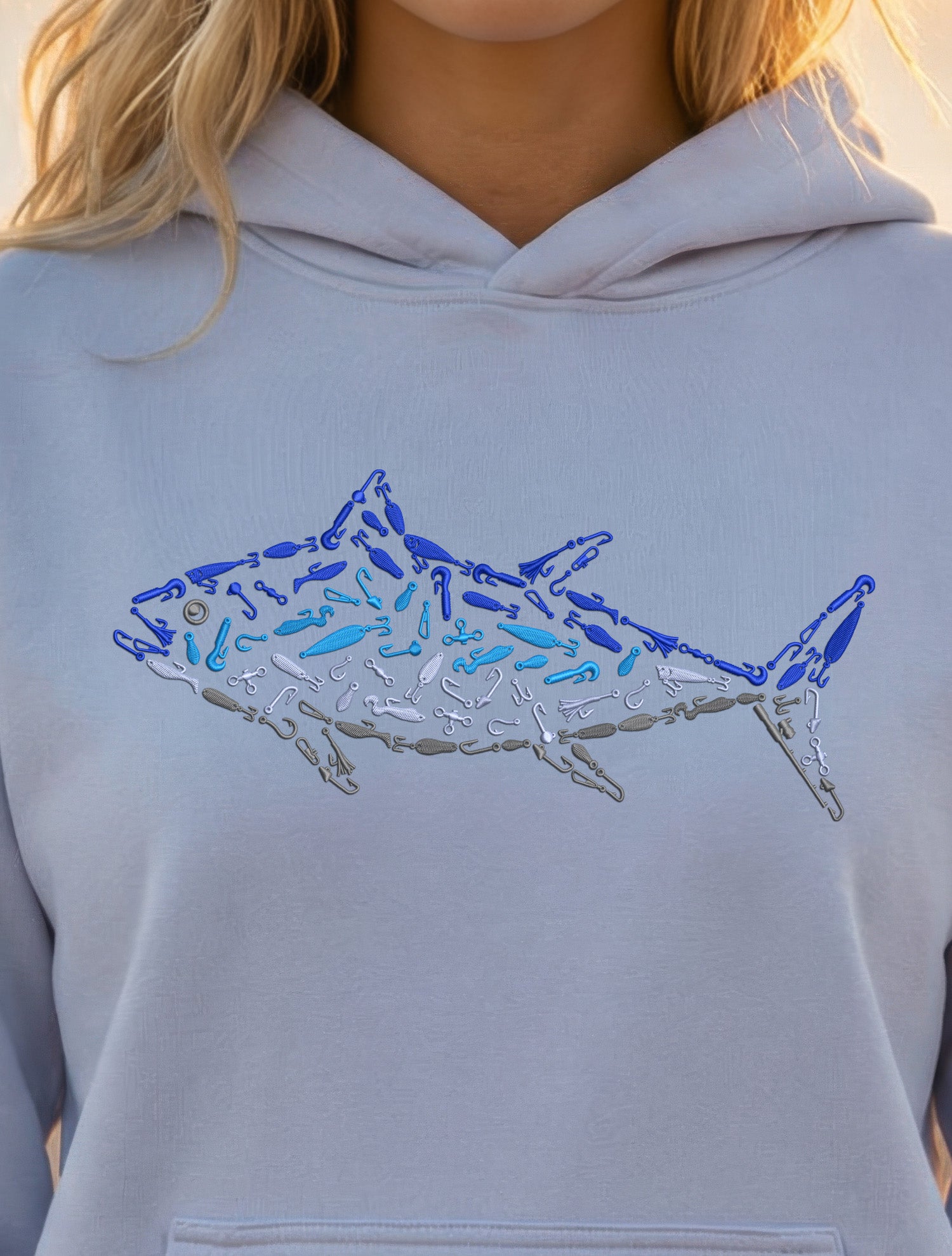 PREMIUM EMBROIDERED TUNA RELAXED HOODIE