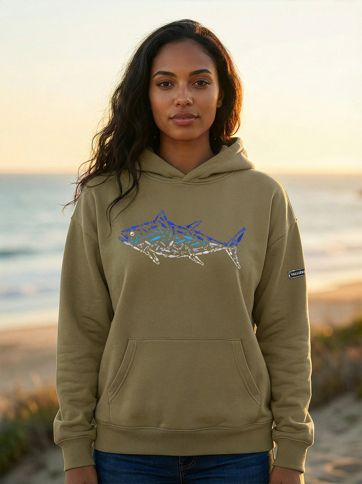 PREMIUM EMBROIDERED TUNA RELAXED HOODIE