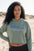 Embroidered Women's Tuna Crop Hoodie