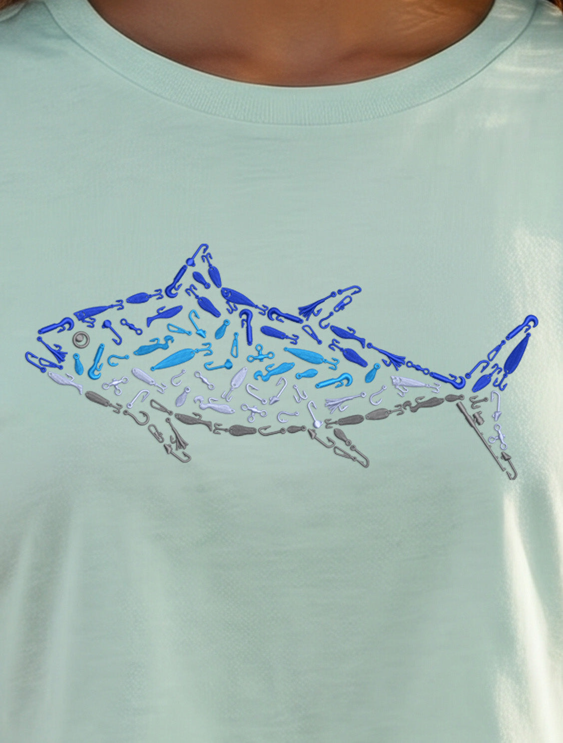 Signature Crop Tee - Tuna