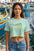 Signature Crop Tee - Mahi Mahi