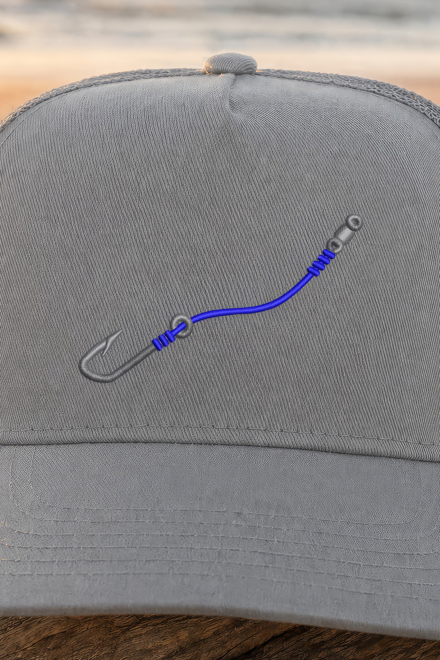 Embroidered "Hook & Line" Signature Trucker Hat
