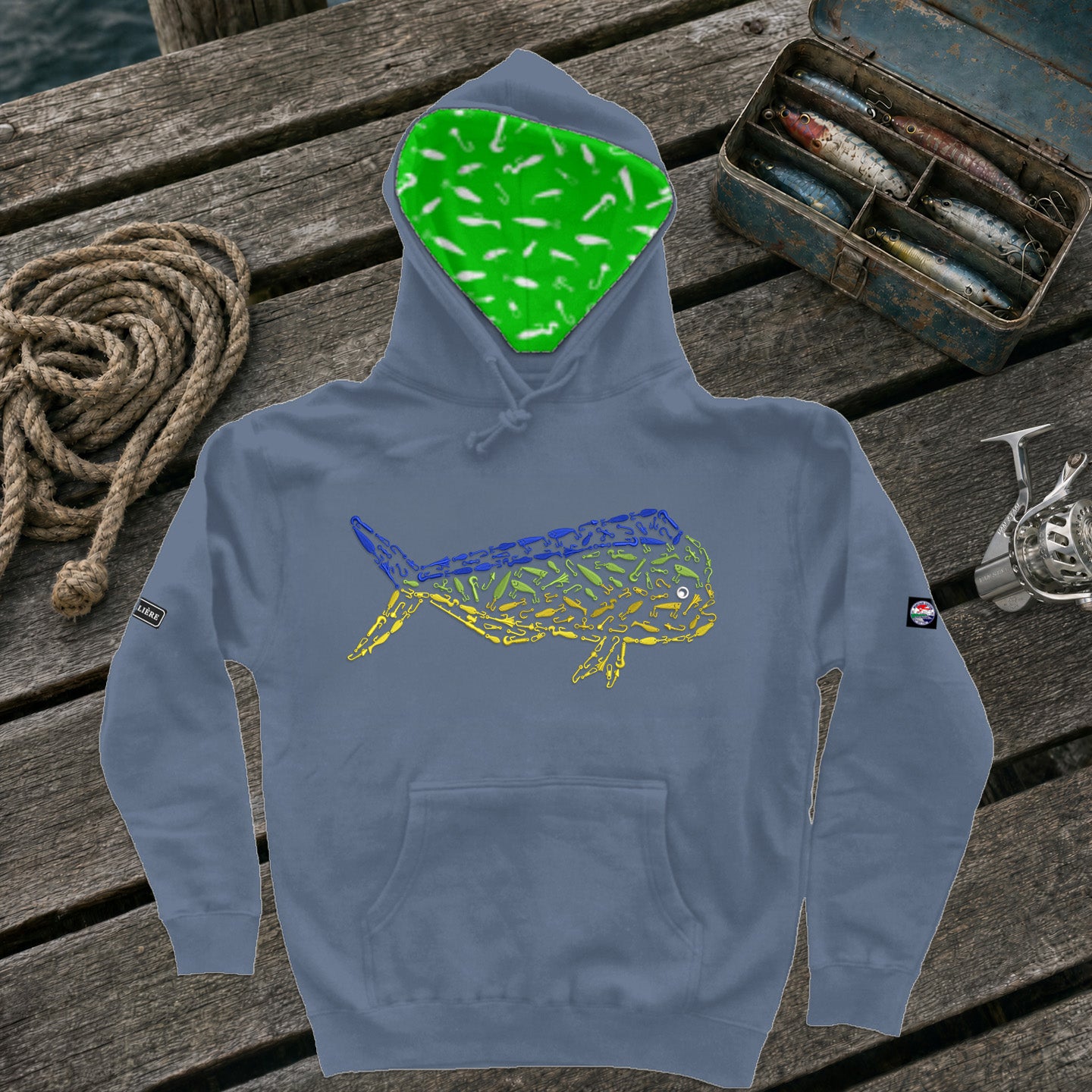 Montauk Edition Embroidered Mahi Mahi Hoodie