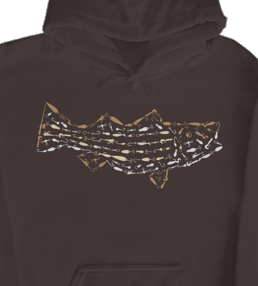 The Deckhand Striped Bass Hoodie — Graphic Print