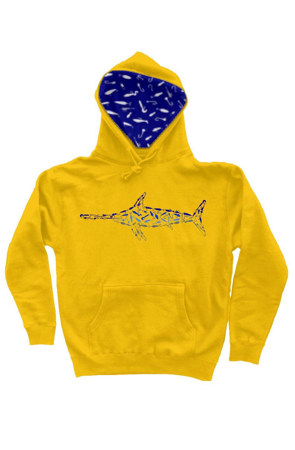 Embroidered Swordfish Hoodie