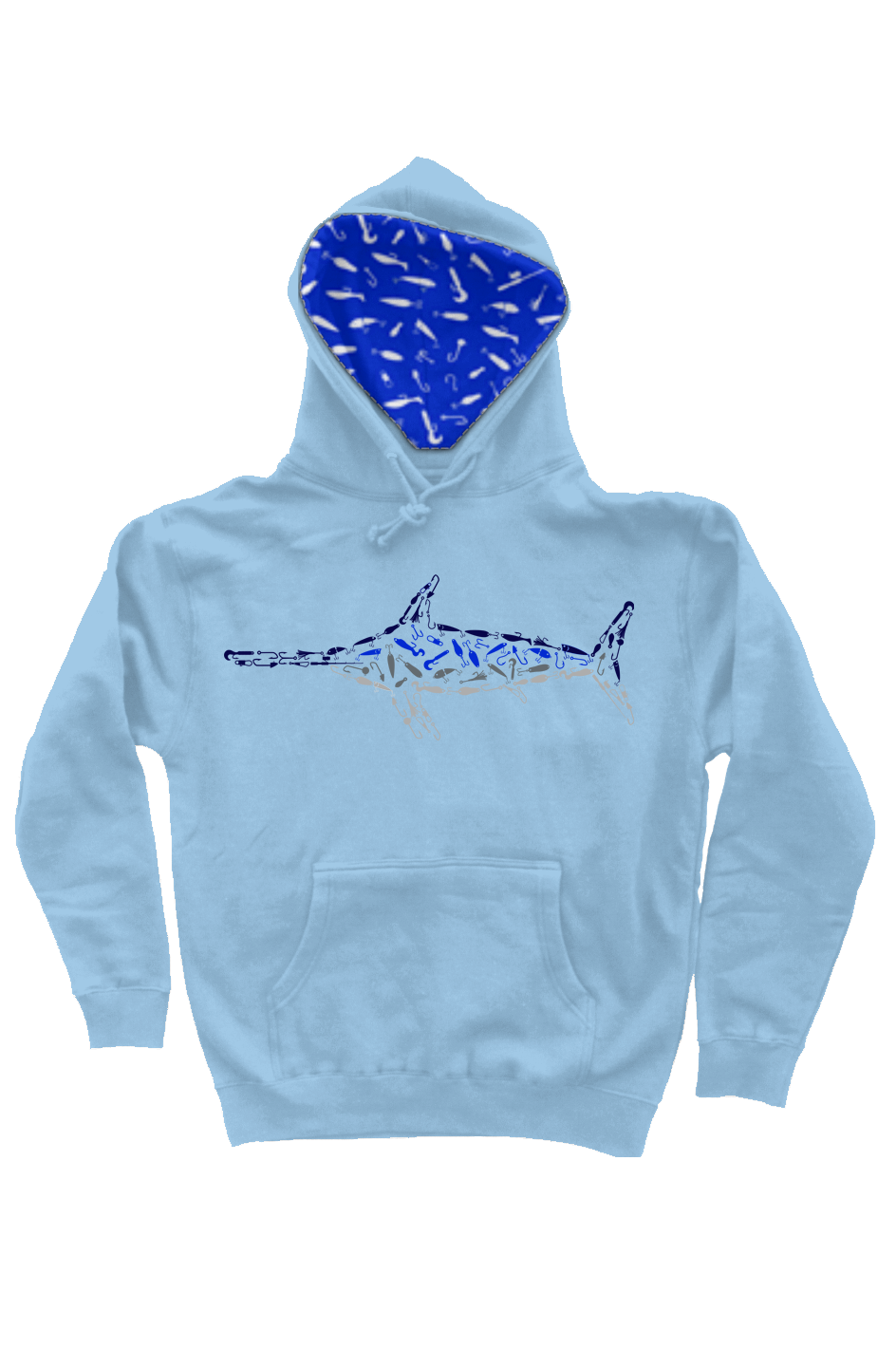 Embroidered Swordfish Hoodie