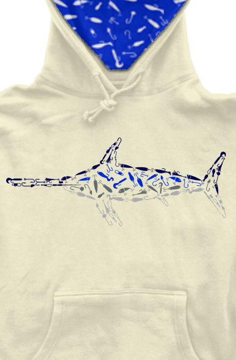 Embroidered Swordfish Hoodie