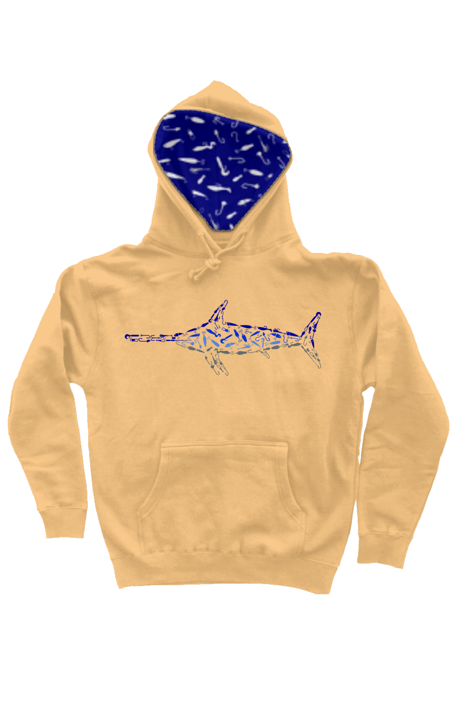 Embroidered Swordfish Hoodie