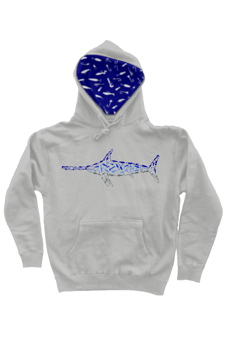 Embroidered Swordfish Hoodie