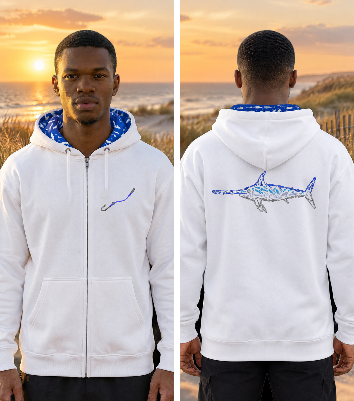 Montauk Edition Embroidered Full Zip Hoodie