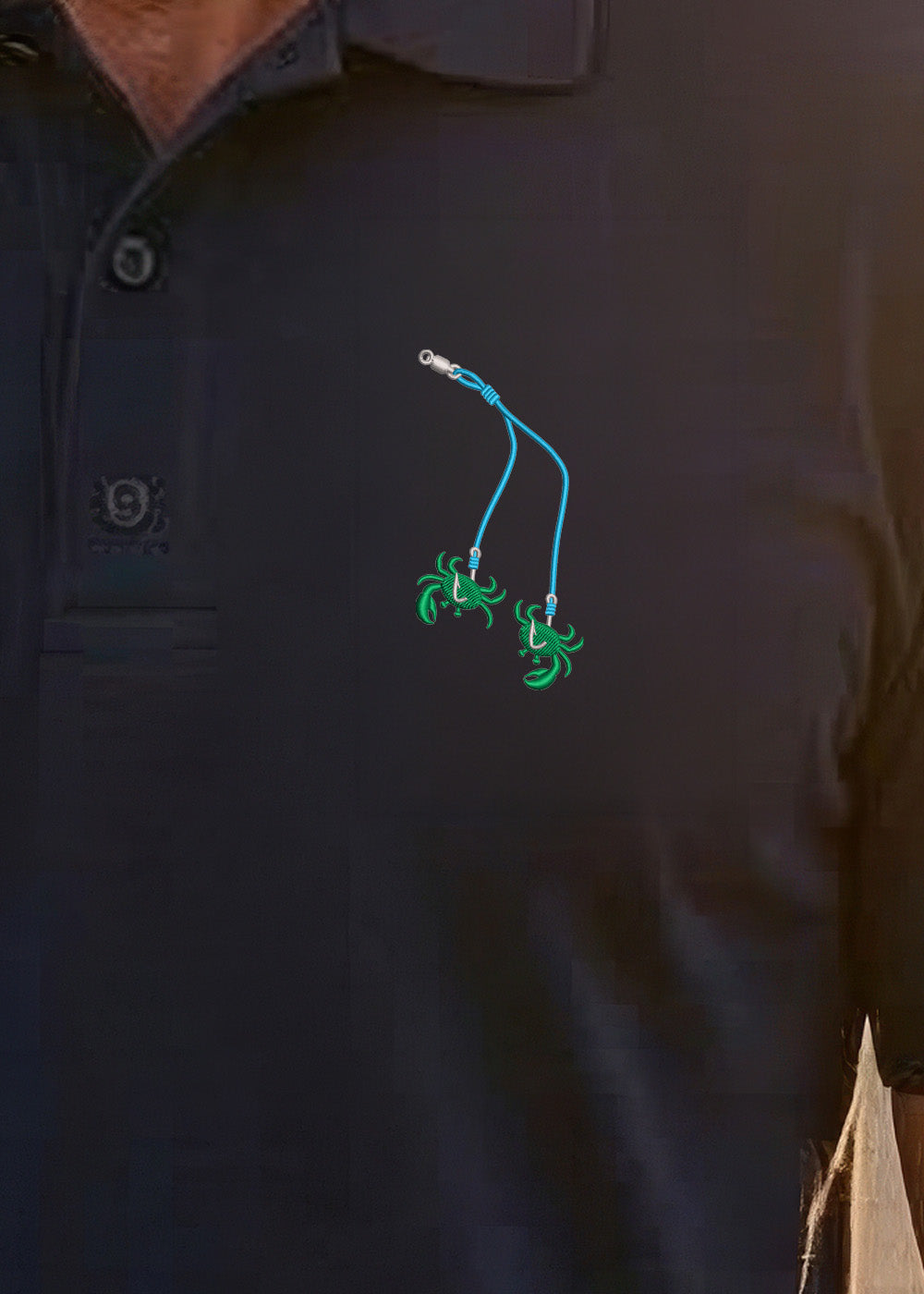 Embroidered "Snafu Rig" Chromasoft Piqué Polo w/ UV Protection
