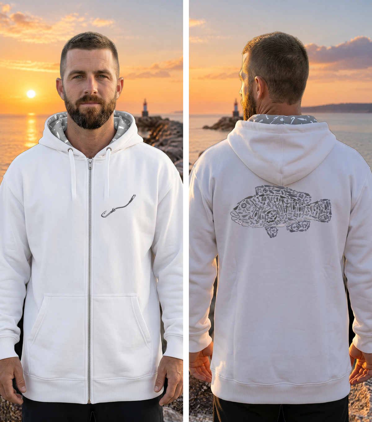 Montauk Edition Embroidered Full Zip Hoodie