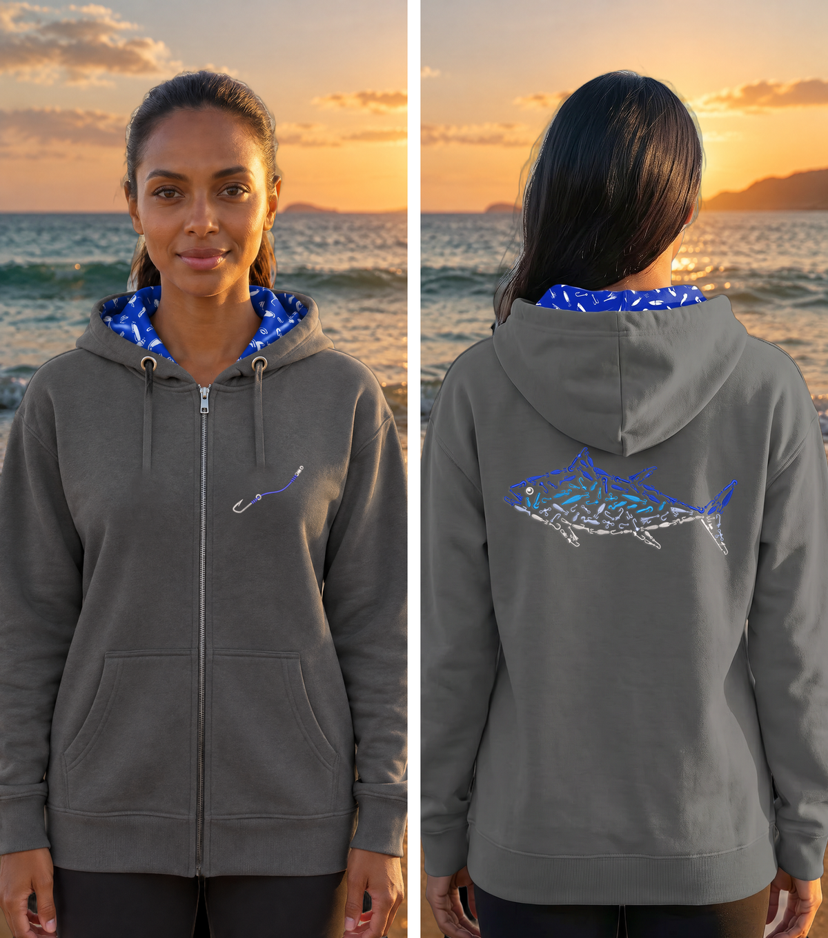 Montauk Edition Embroidered Full Zip Hoodie