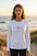 Womens Pink Swordfish Lightweight Wicking UV Pro LS Tee
