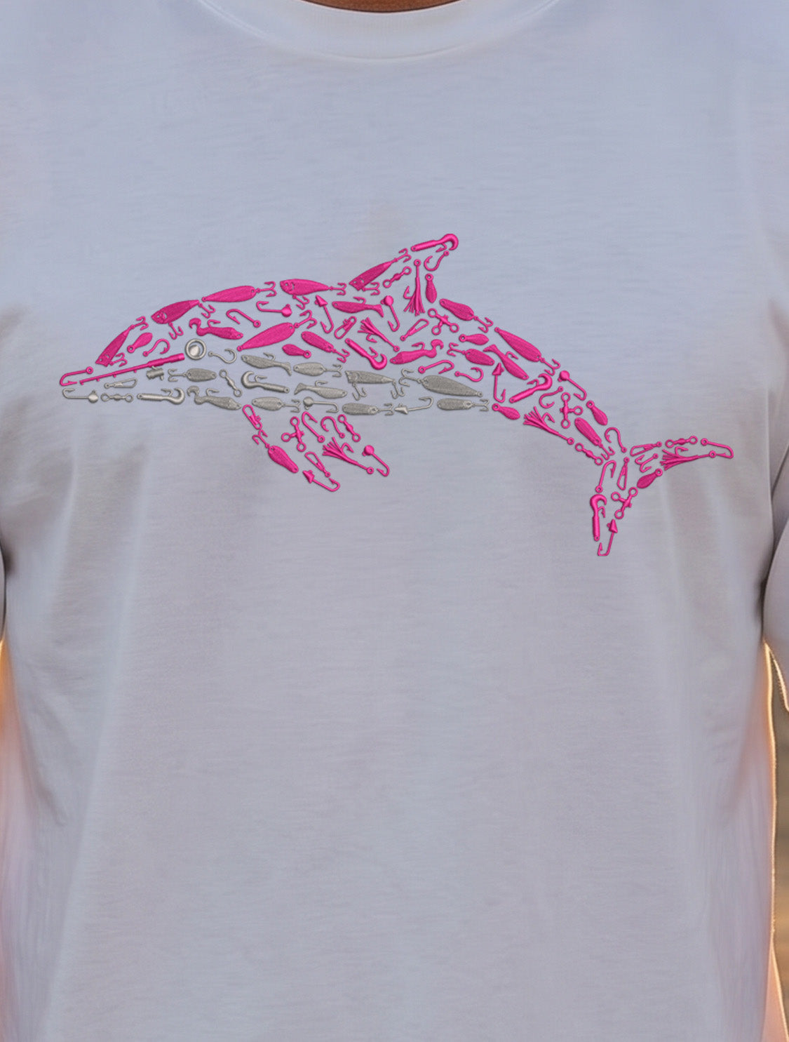 Oversized Heavyweight Tee - Pink Dolphin