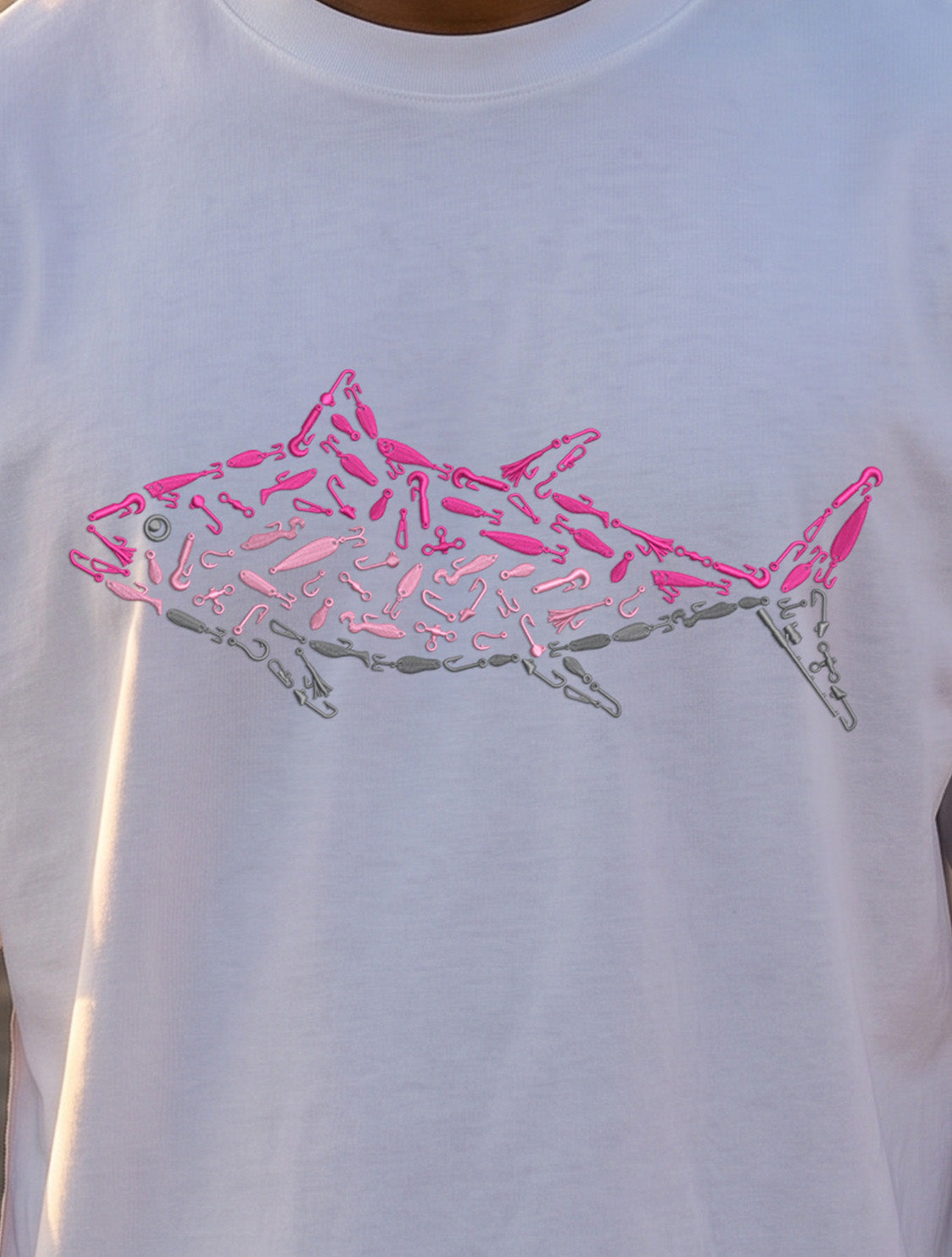 Oversized Pink Tuna T-Shirt