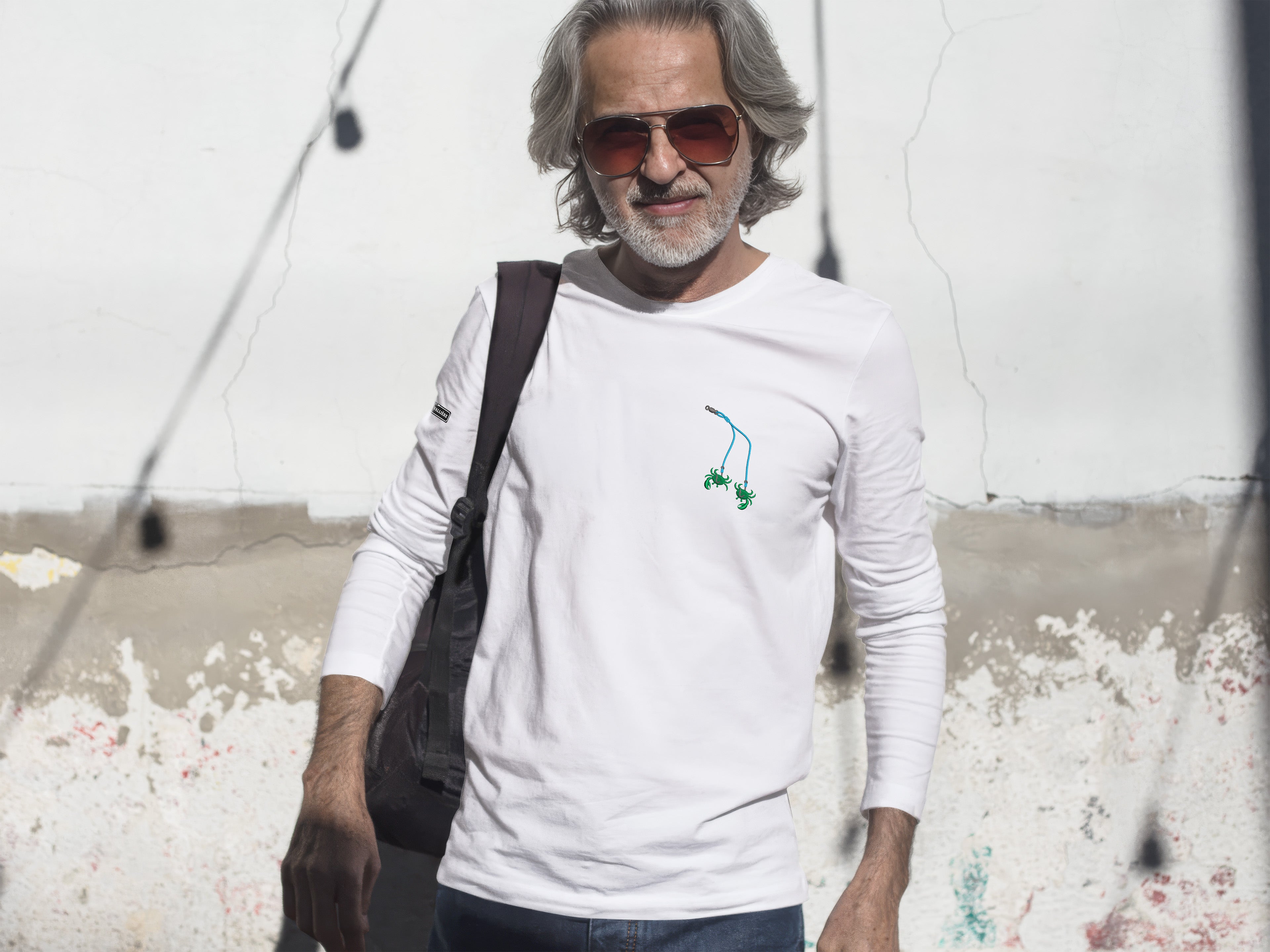 Premium Signature Long Sleeve Tee - Snafu Rig - Embroidered