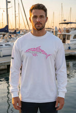 Premium Signature Long Sleeve Tee - Pink Dolphin — Graphic Print